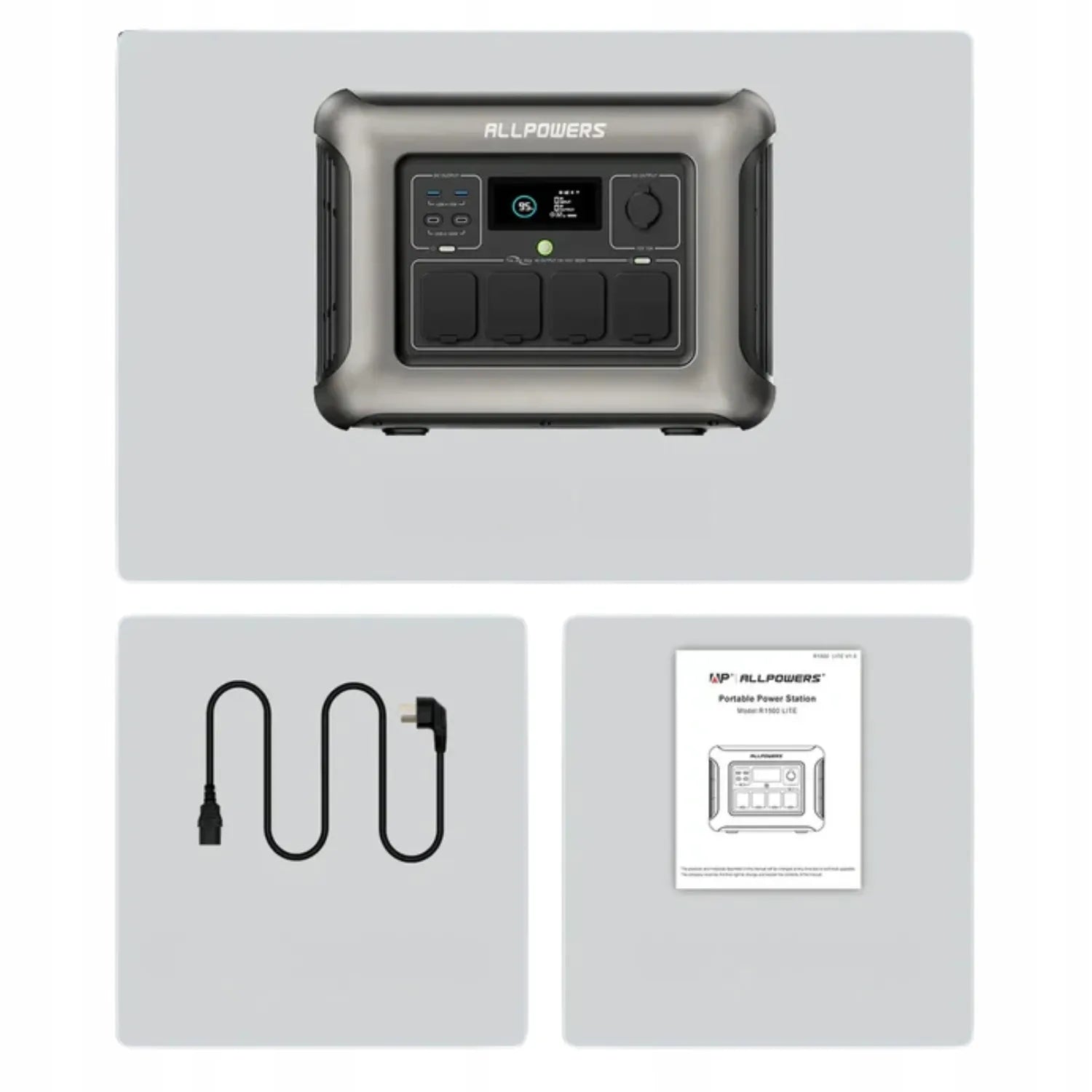 Nešiojama maitinimo stotelė ALLPOWERS R1500 Lite 1600W 1056Wh