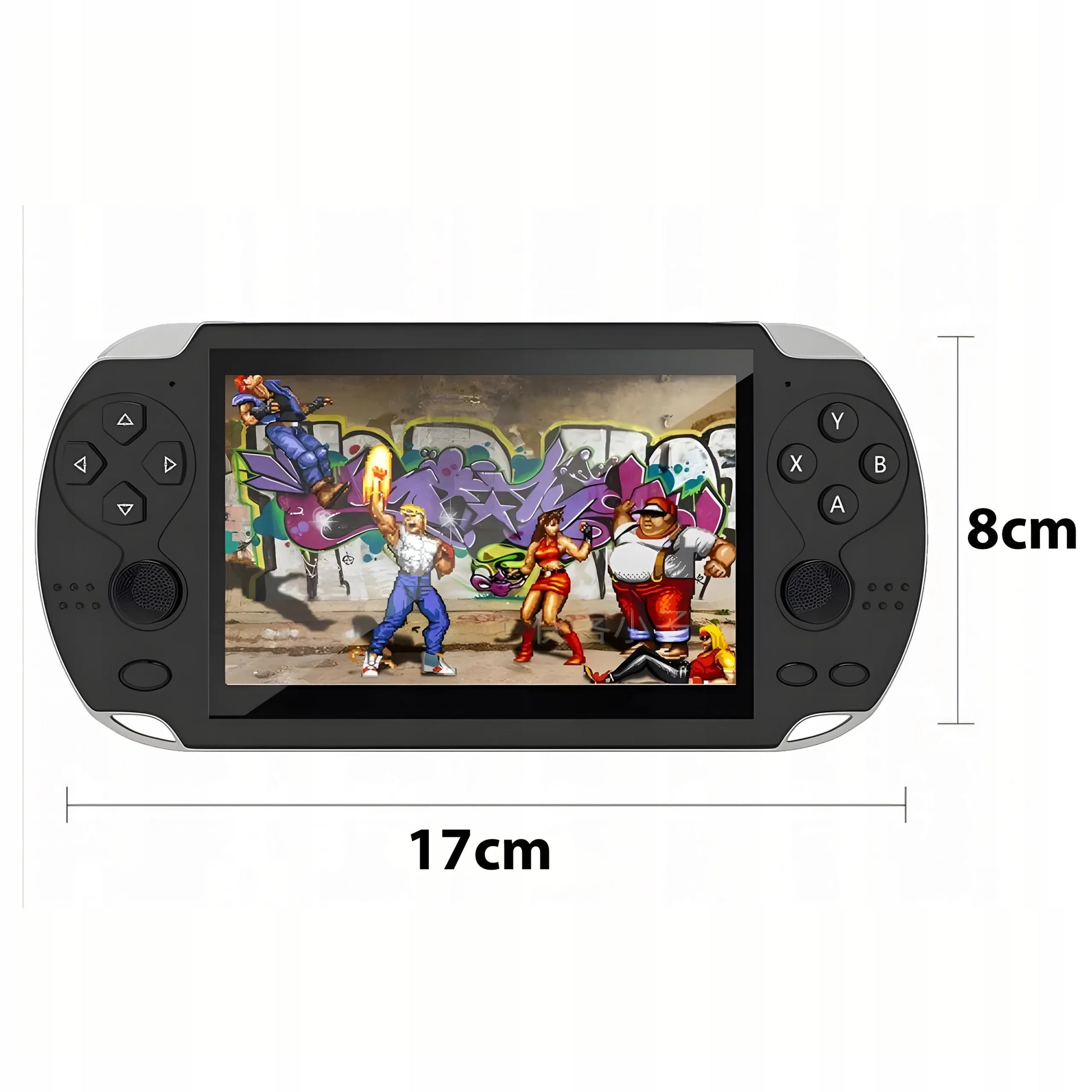 Nešiojama mini žaidimų konsolė X Retro 100+ žaidimų 8 GB su TV jungtimi 5,1" ekranu