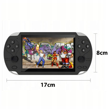 Nešiojama mini žaidimų konsolė X Retro 100+ žaidimų 8 GB su TV jungtimi 5,1" ekranu