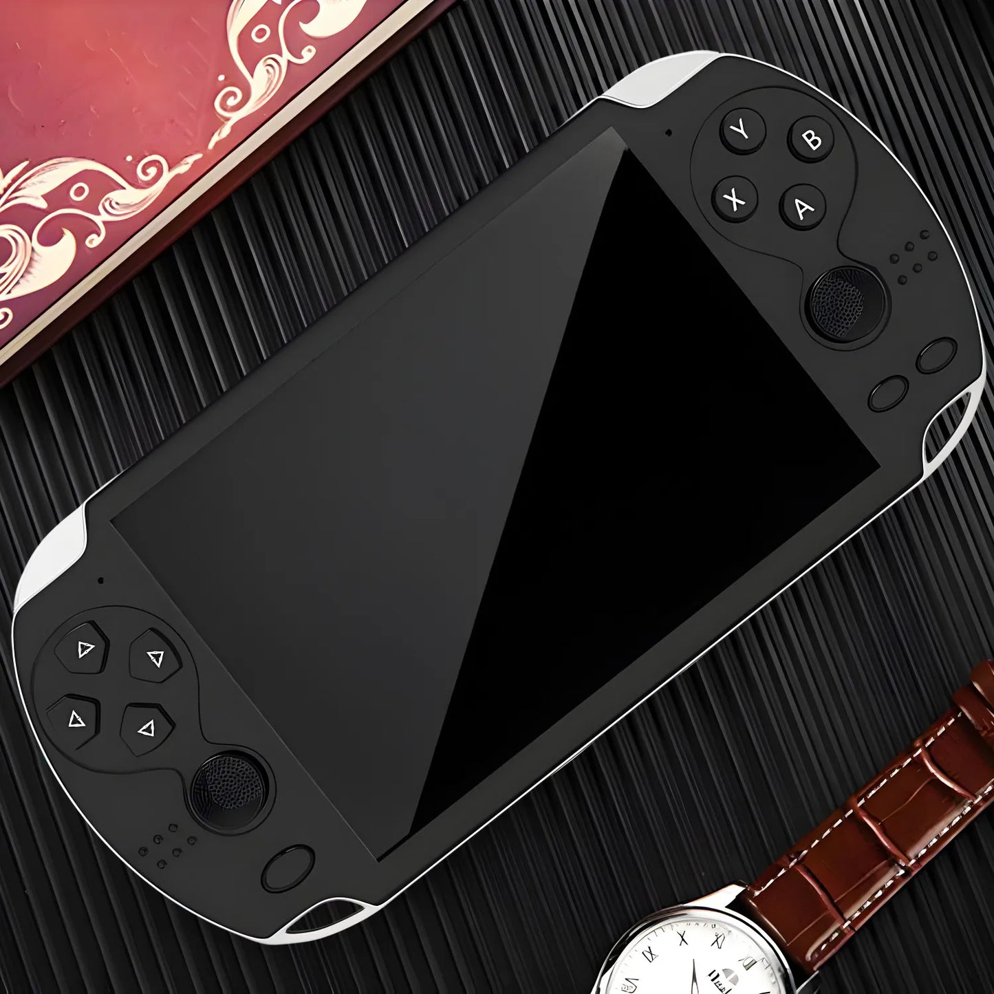 Nešiojama mini žaidimų konsolė X Retro 100+ žaidimų 8 GB su TV jungtimi 5,1" ekranu