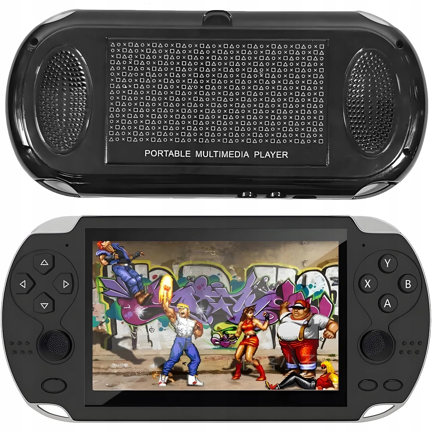 Nešiojama mini žaidimų konsolė X Retro 100+ žaidimų 8 GB su TV jungtimi 5,1" ekranu