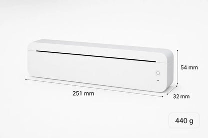 Nešiojamas A4 terminis spausdintuvas A10 Bluetooth USB be rašalo