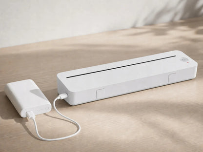 Nešiojamas A4 terminis spausdintuvas A10 Bluetooth USB be rašalo