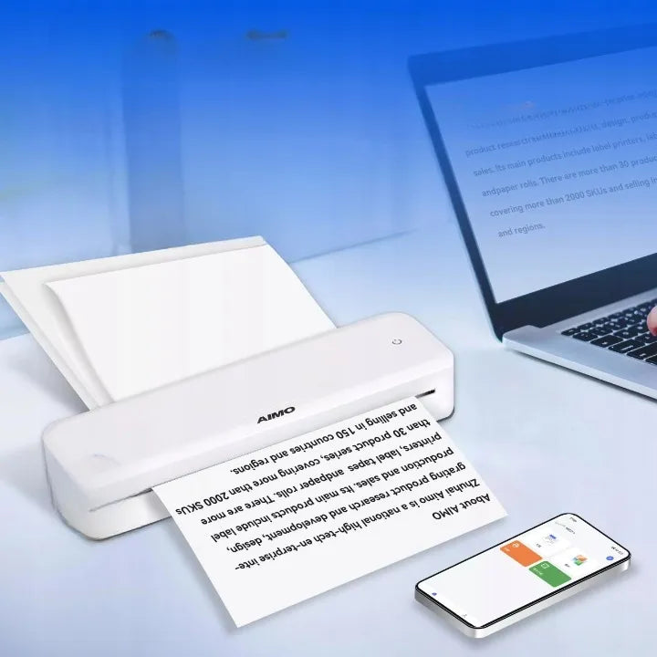 Nešiojamas A4 terminis spausdintuvas Phomemo M831, „Bluetooth“, be rašalo, USB