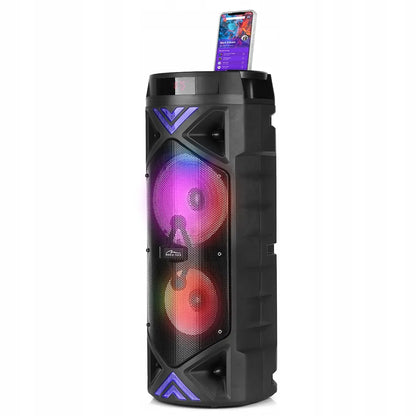 Nešiojamas Bluetooth 5.0+EDR garsiakalbis MEDIA-TECH FUNBOX KEG PRO 1400W KARAOKE