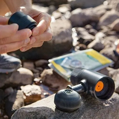 Nešiojamas kelioninis kavos aparatas Wacaco Nanopresso – pilkas