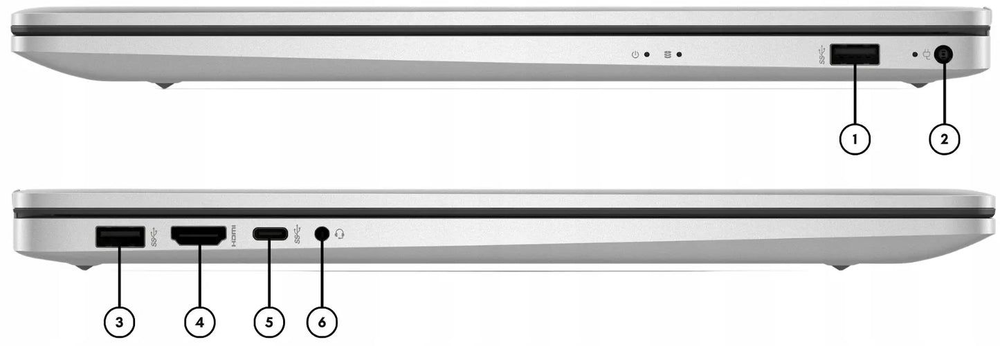 Nešiojamas kompiuteris HP 17-CN3003CA Intel Core i5-1334U 32GB 1TB SSD 17.3" 1920*1080 IPS