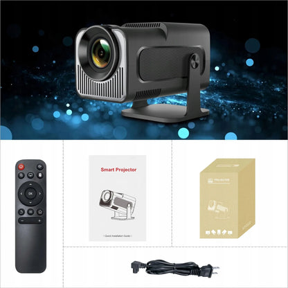 Nešiojamas LED projektorius HY320 4K Android Smart TV WiFi