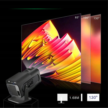 Nešiojamas LED projektorius HY320 4K Android Smart TV WiFi