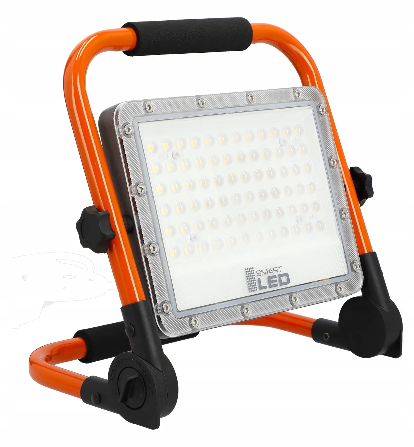 Nešiojamas LED prožektorius, 3 m laidas, 50 W, Premium darbinė lempa su stovu