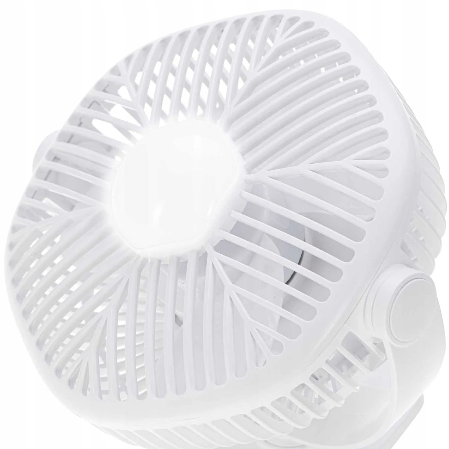 Nešiojamas mini stalinis ventiliatorius Adler su LED lempute ir spaustuku