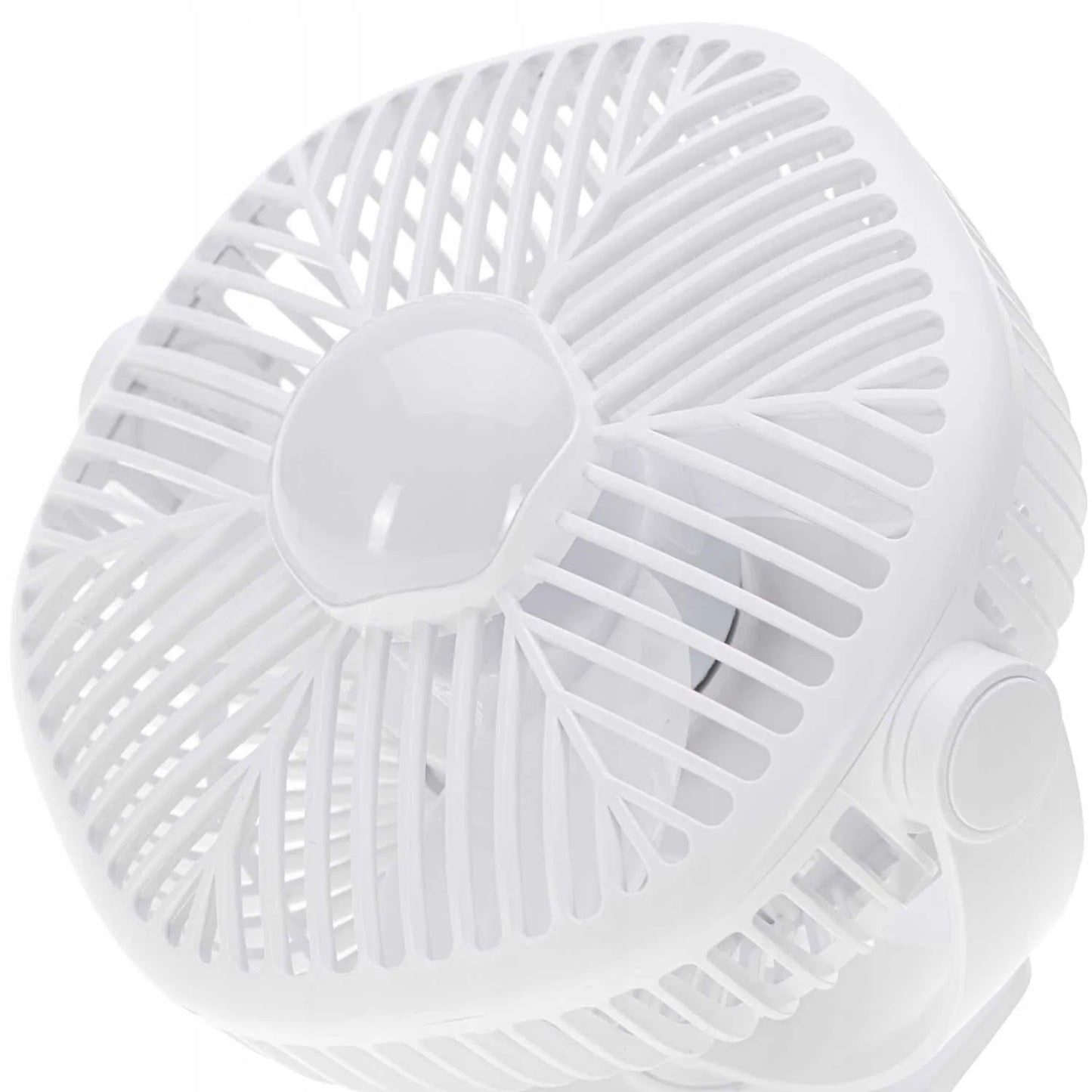 Nešiojamas mini stalinis ventiliatorius Adler su LED lempute ir spaustuku