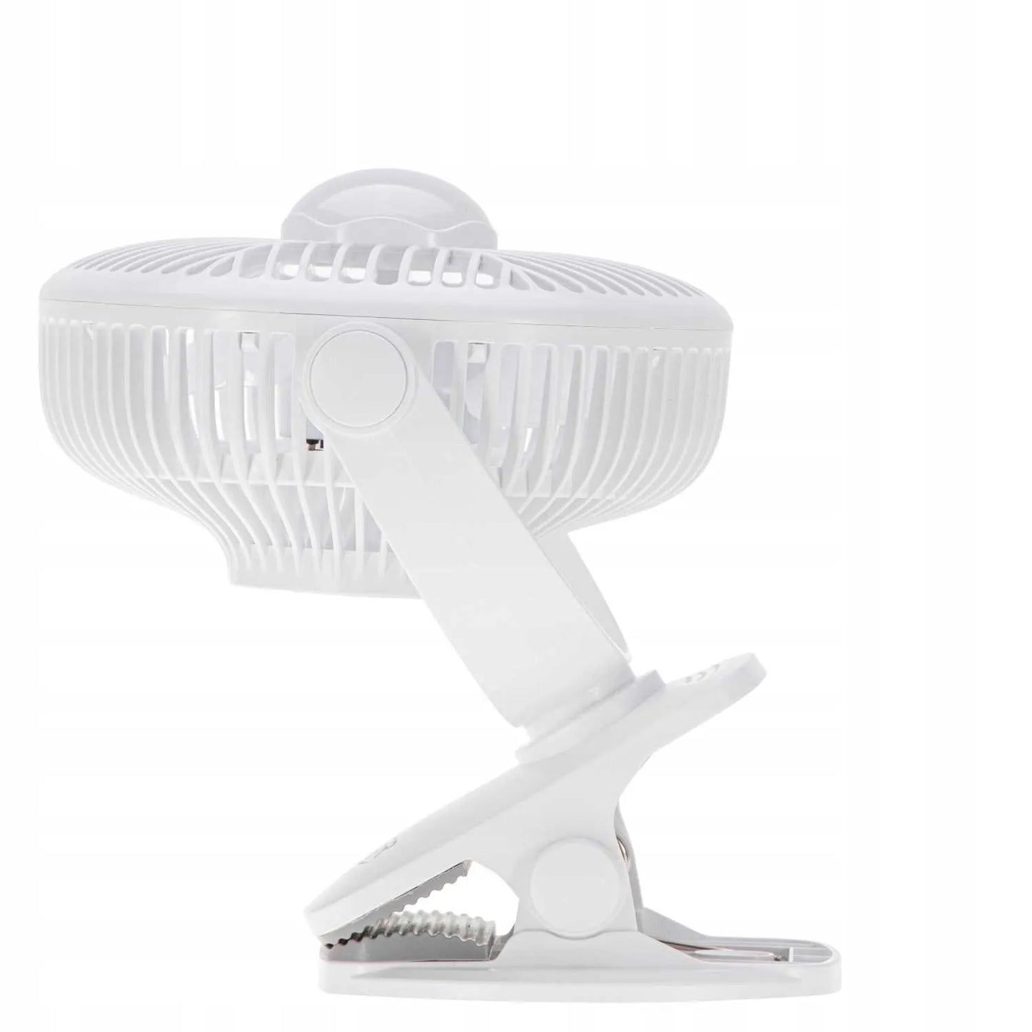 Nešiojamas mini stalinis ventiliatorius Adler su LED lempute ir spaustuku