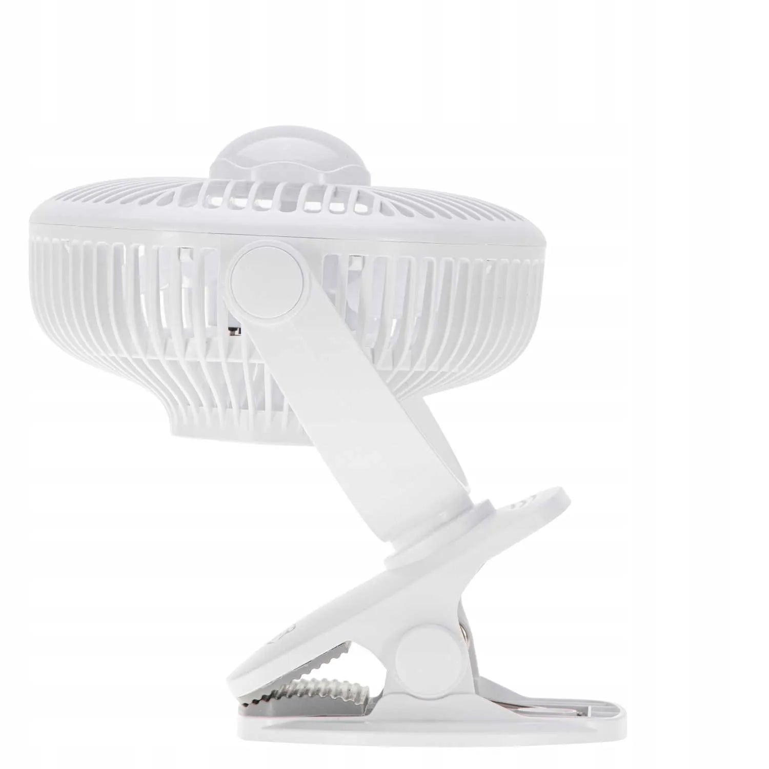 Nešiojamas mini stalinis ventiliatorius Adler su LED lempute ir spaustuku