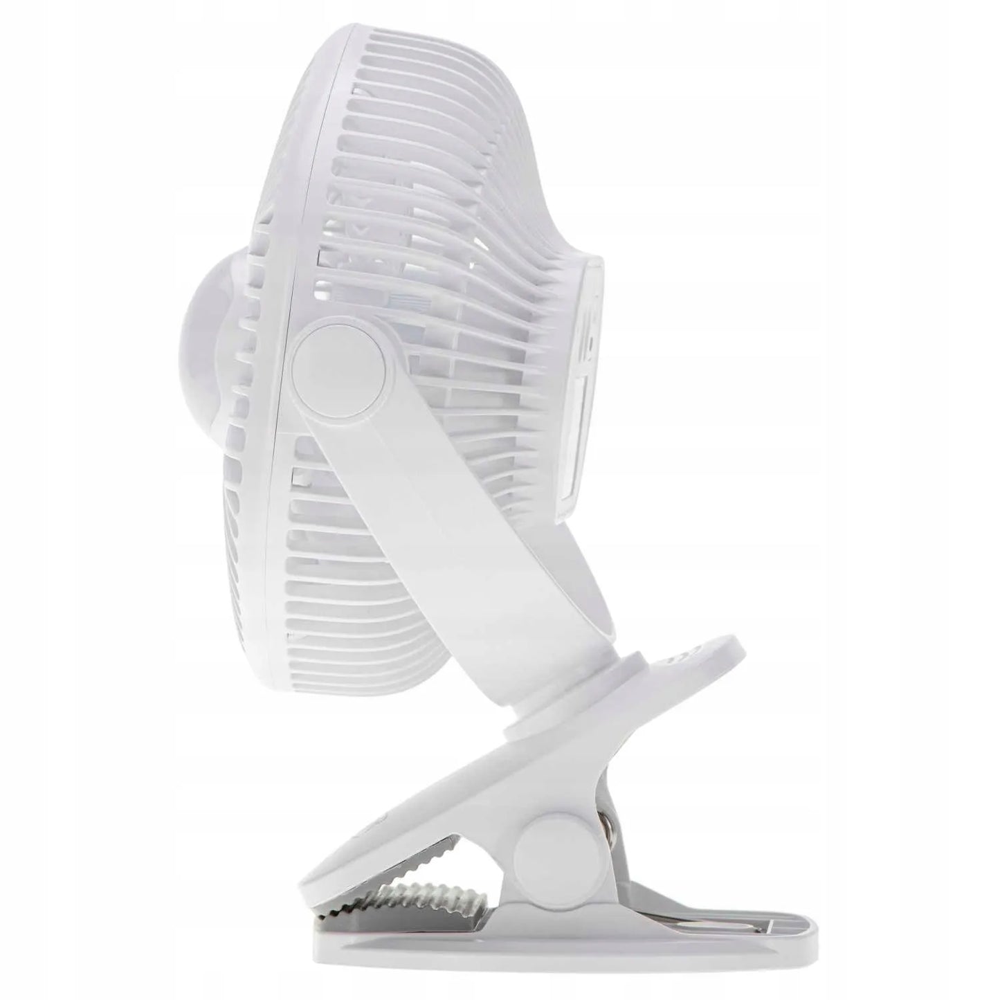 Nešiojamas mini stalinis ventiliatorius Adler su LED lempute ir spaustuku