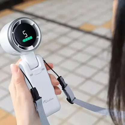 Nešiojamas mini ventiliatorius USB, tylus, WINDSY baltas