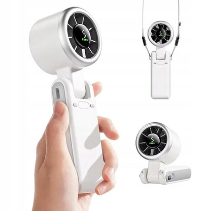 Nešiojamas mini ventiliatorius USB, tylus, WINDSY baltas