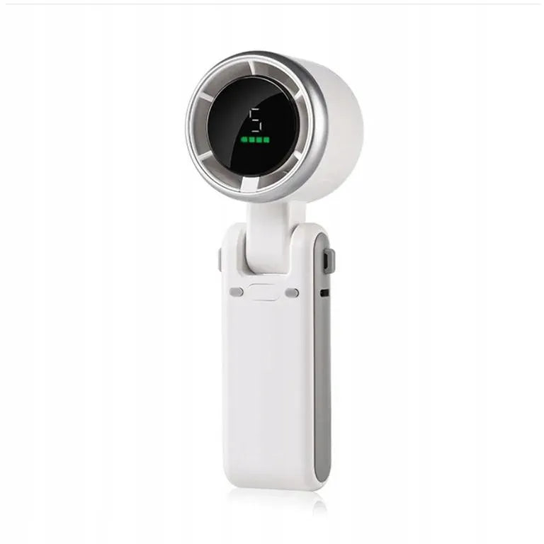 Nešiojamas mini ventiliatorius USB, tylus, WINDSY baltas