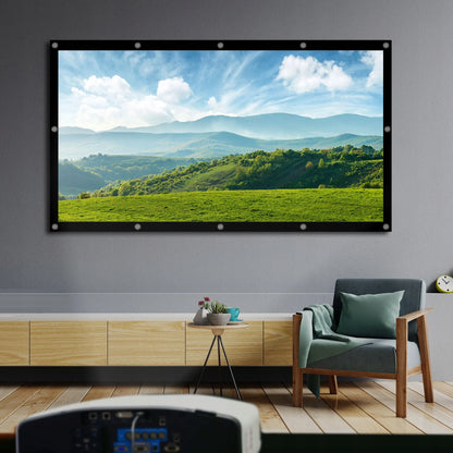 Nešiojamas projektoriaus ekranas 120'' 270x154cm 4K HD 16:9 Maclean MC-982