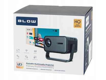 Nešiojamas projektorius BLOW AndroidTV FullHD MaxView juodas