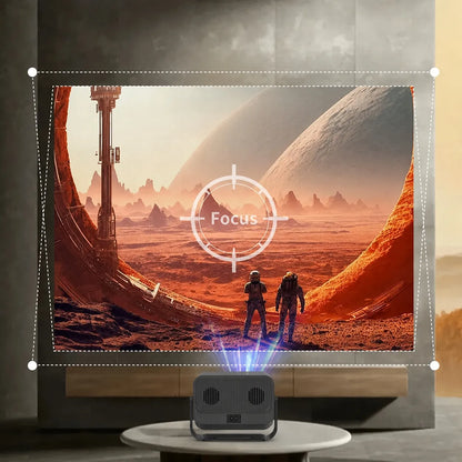 Nešiojamas projektorius BLOW AndroidTV FullHD MaxView juodas