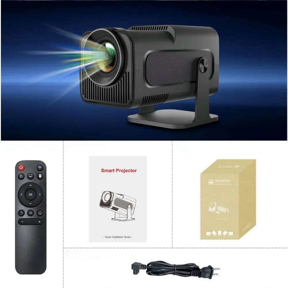 Nešiojamas projektorius HY320 LED WiFi Android TV 4K