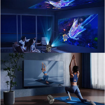 Nešiojamas projektorius HY320 LED WiFi Android TV 4K