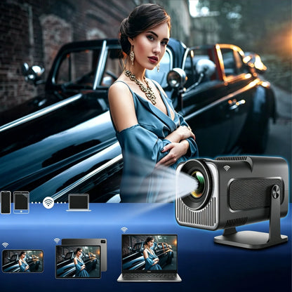 Nešiojamas projektorius HY320 MINI SMART HD LED ANDROID WiFi TV 150"