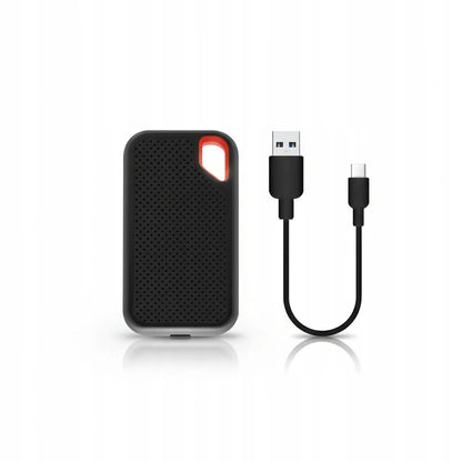 Nešiojamas SSD diskas 2TB USB-C, skirtas iPhone, Android ir Mac, itin spartus