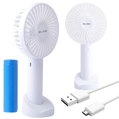Nešiojamas USB mini ventiliatorius Blow 44-504, tylus, su akumuliatoriumi