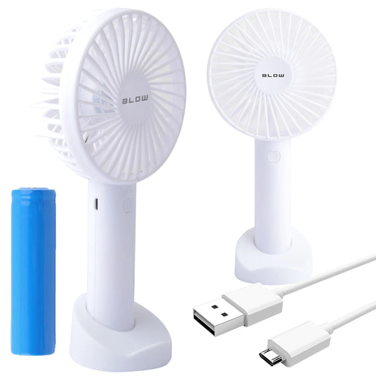 Nešiojamas USB mini ventiliatorius Blow 44-504, tylus, su akumuliatoriumi