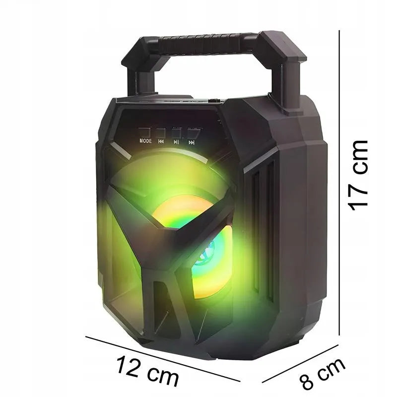 Nešiojamasis belaidis Bluetooth boombox garsiakalbis RETOO RGB USB TF kortelė AUX 400 W