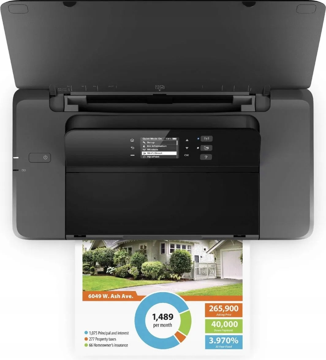 Nešiojamasis spalvotas rašalinis spausdintuvas HP OfficeJet 200