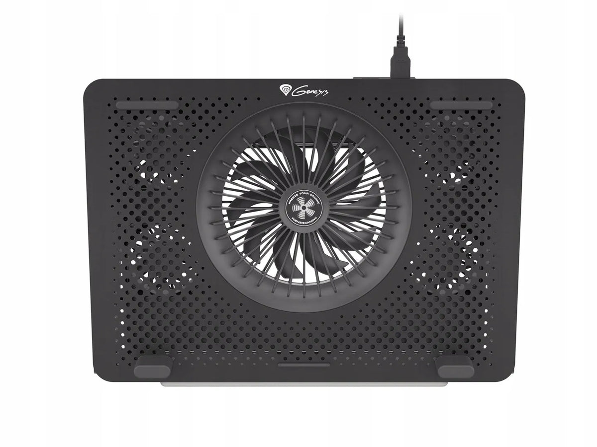 Nešiojamojo kompiuterio aušinimo stovas Genesis Oxid 450 RGB, 15,6 col., su ventiliatoriais