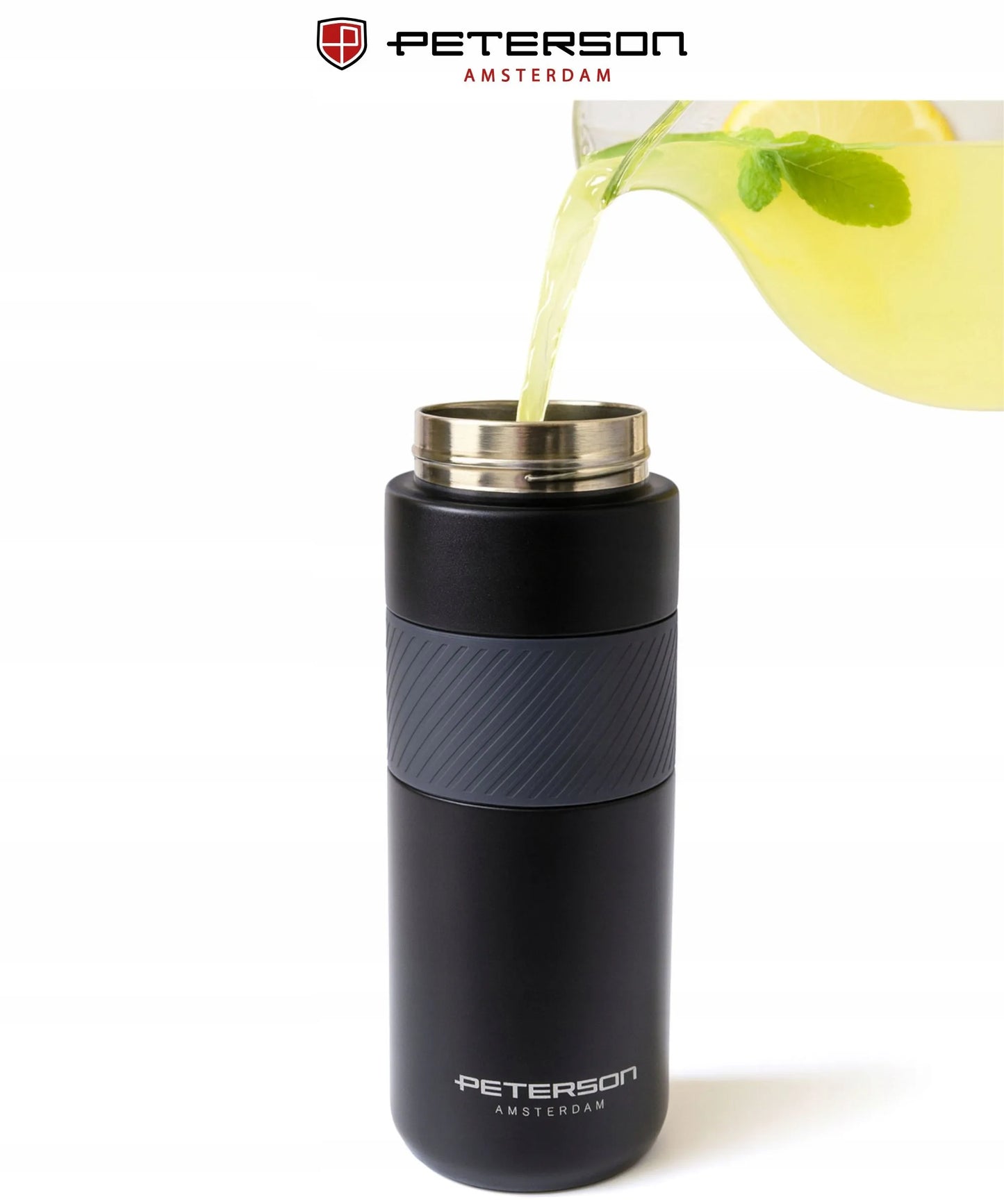 Neslystantis Peterson 660 ml termo puodelis kavai ir automobiliui