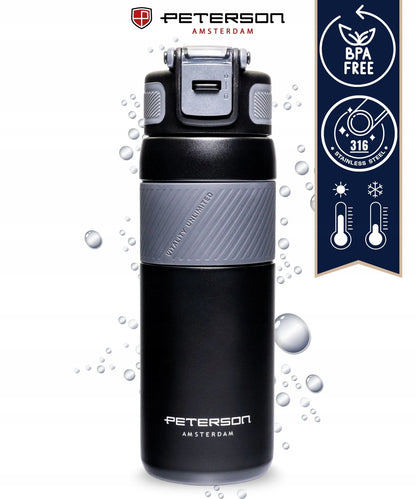 Neslystantis Peterson 660 ml termo puodelis kavai ir automobiliui