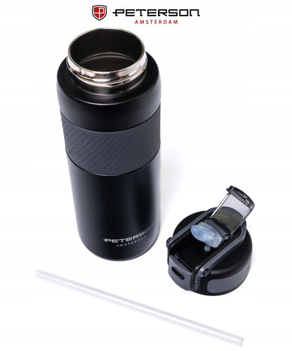 Neslystantis Peterson 660 ml termo puodelis kavai ir automobiliui
