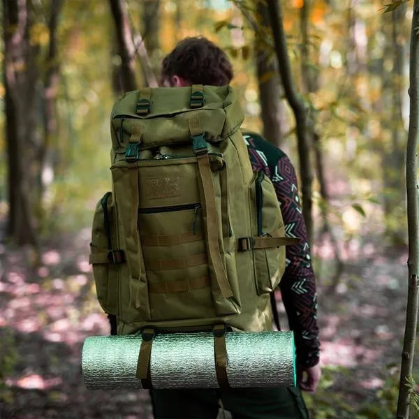 NILS CAMP Magnum 100L žalia taktinė kuprinė NC1785