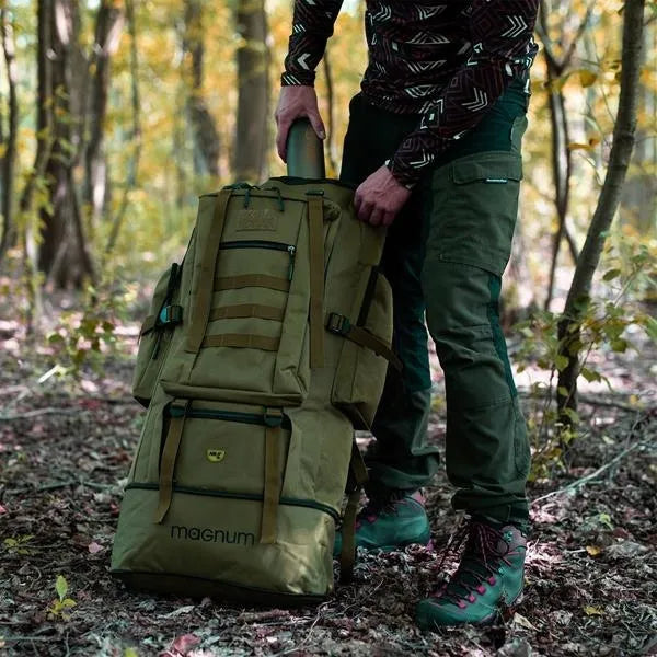 NILS CAMP Magnum 100L žalia taktinė kuprinė NC1785