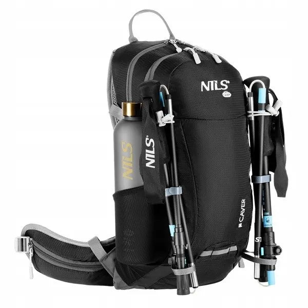 „Nils Camp NC1950 Caver“ juoda turistinė kuprinė, 18 l