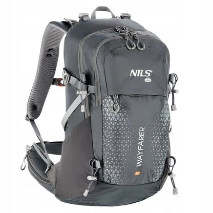 „Nils Camp Wayfarer“ pilka turistinė kuprinė, 35 l, NC1925