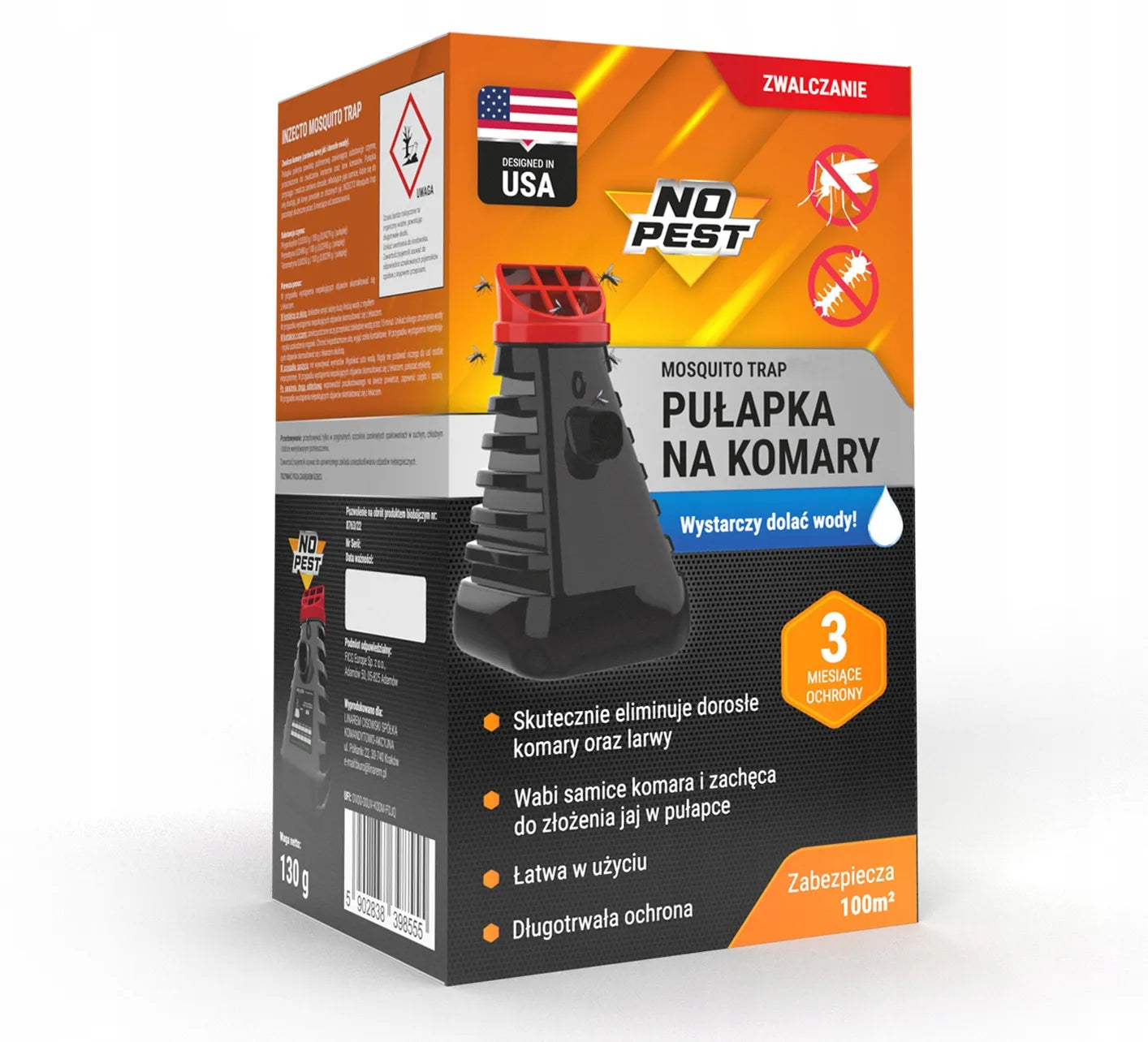 No-Pest Mosquito Trap priemonė nuo uodų, muselių ir jų lervų, moderni