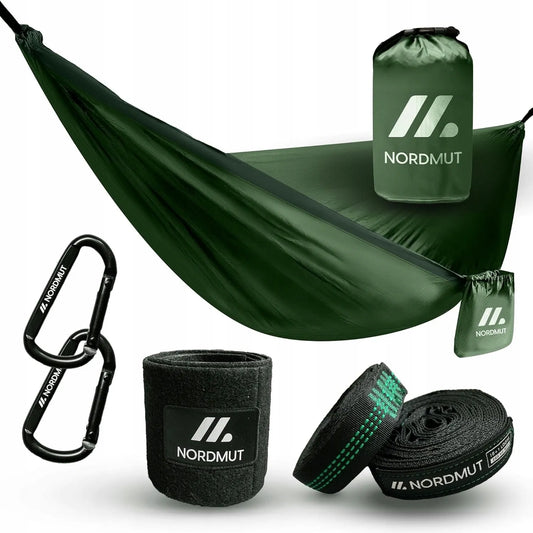 NORDMUT nailoninis parašiutinis hamakas, maksimali apkrova 300 kg PRO LUX
