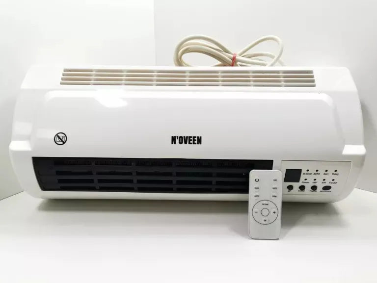 N'OVEEN sieninė oro užuolaida, ventiliatorius ir elektrinis šildytuvas, 2000W