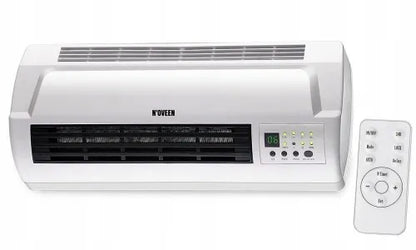 N'OVEEN sieninė oro užuolaida, ventiliatorius ir elektrinis šildytuvas, 2000W