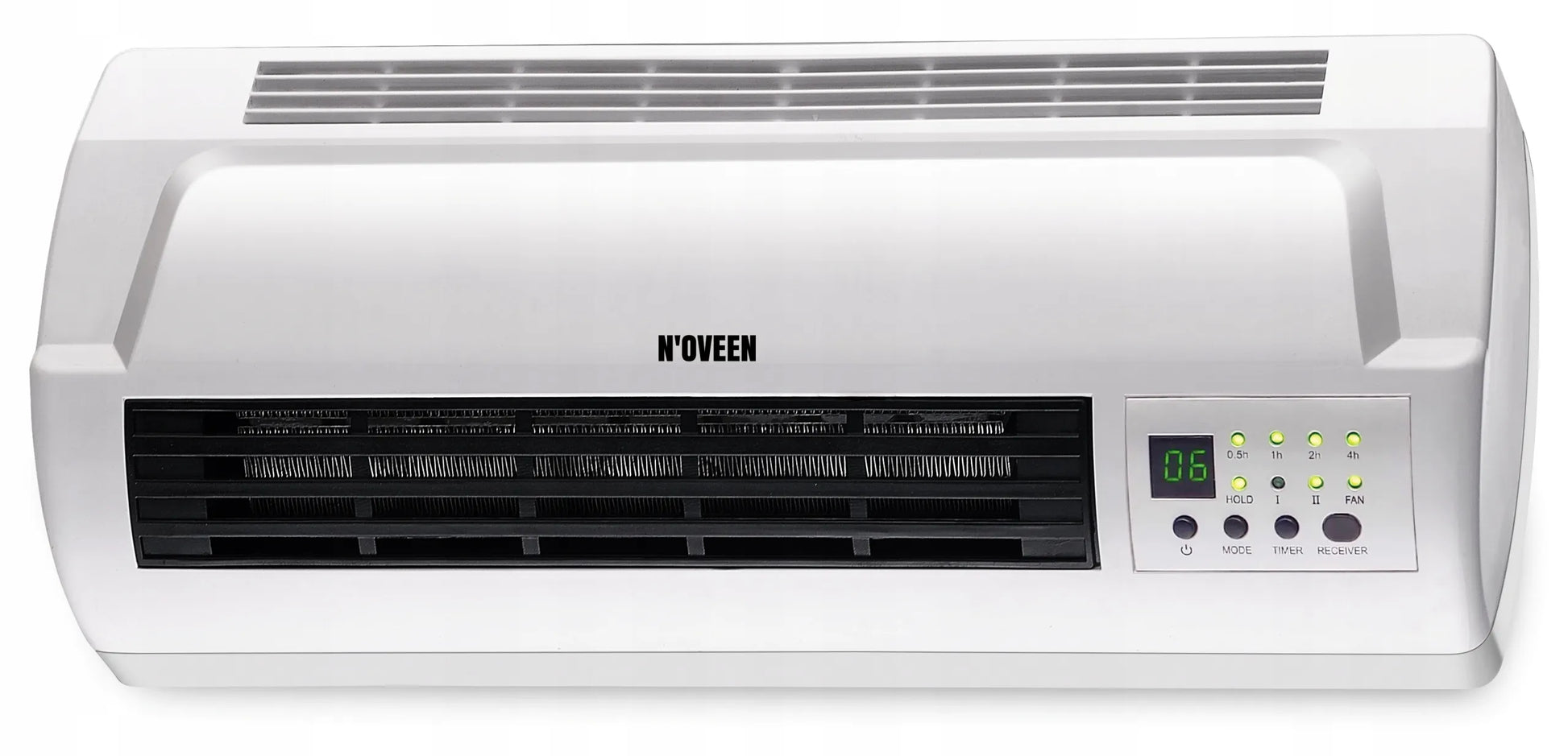 N'OVEEN sieninė oro užuolaida, ventiliatorius ir elektrinis šildytuvas, 2000W
