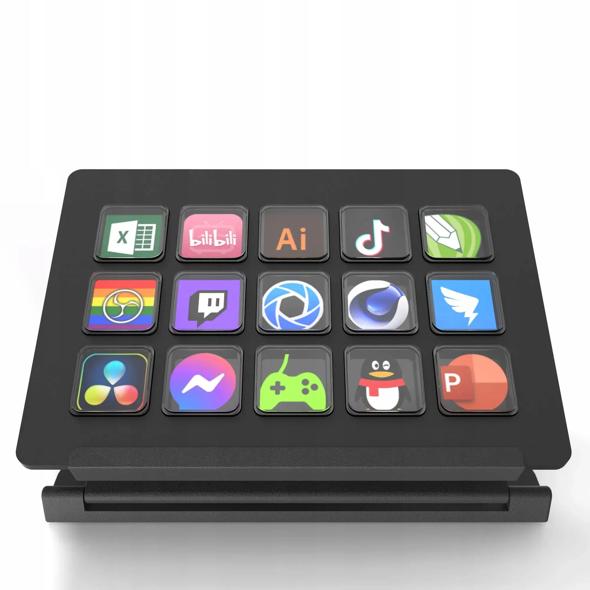 NTIinnovations Flow Pad programuojama klaviatūra su 15 LCD mygtukų