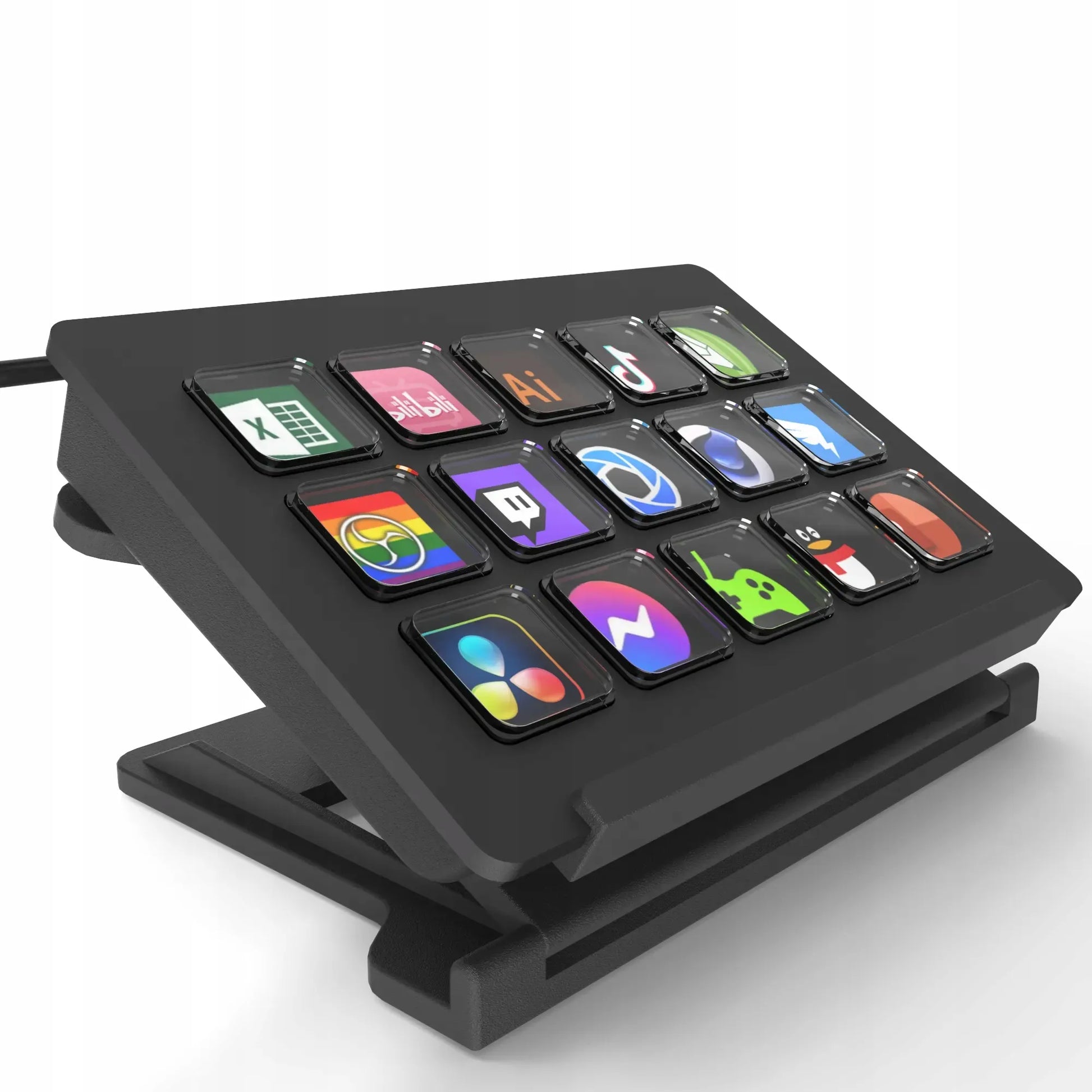 NTIinnovations Flow Pad programuojama klaviatūra su 15 LCD mygtukų