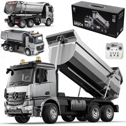 Nuotoliniu būdu valdoma metalinė savivartė „Mercedes Arocs“, 1:20 mastelis