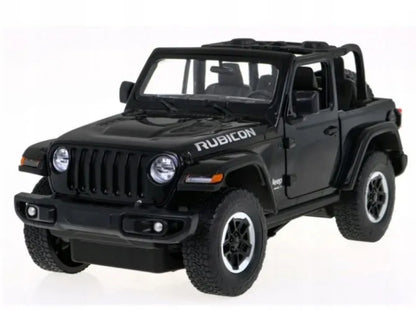 Nuotoliniu būdu valdomas automobilis Coil Jeep Wrangler RS, juodas, 1:14